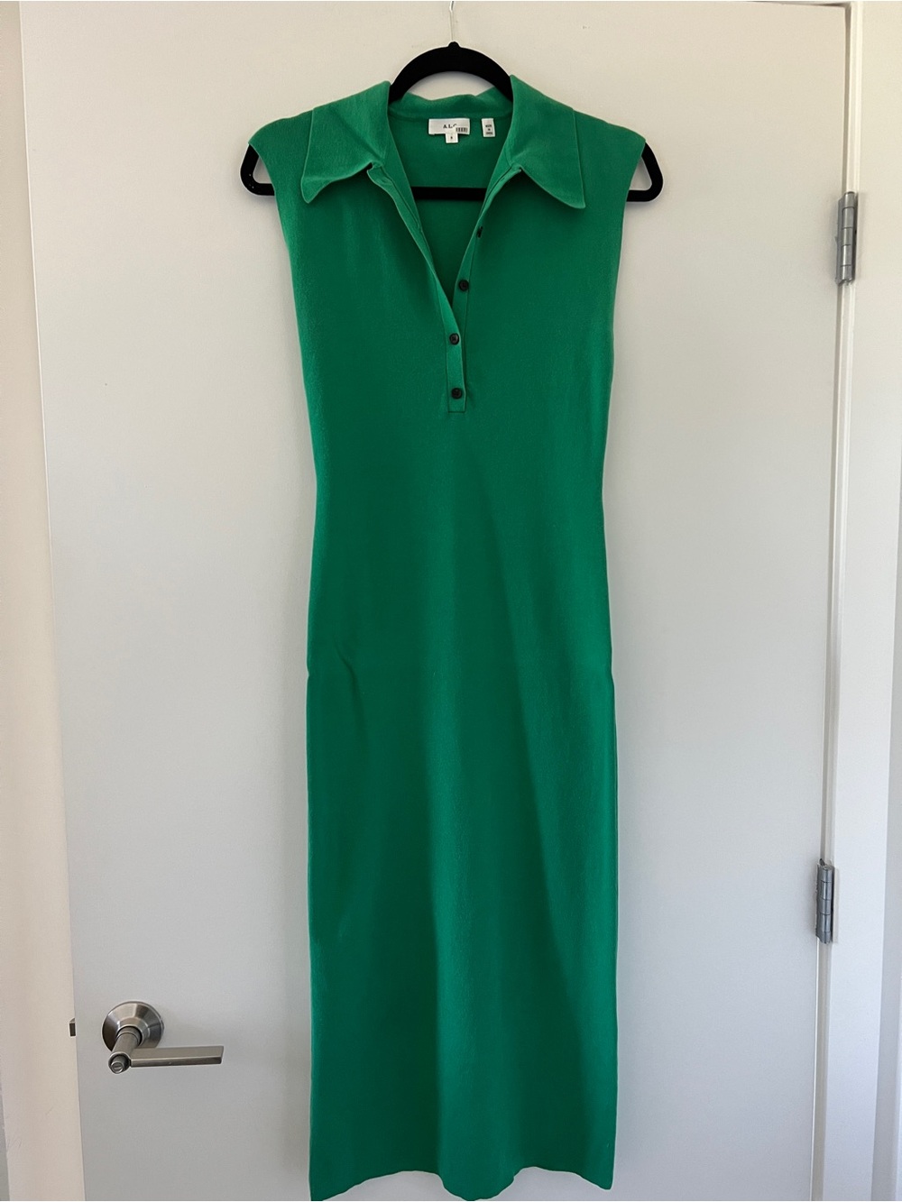 ALC green polo knit dress size small